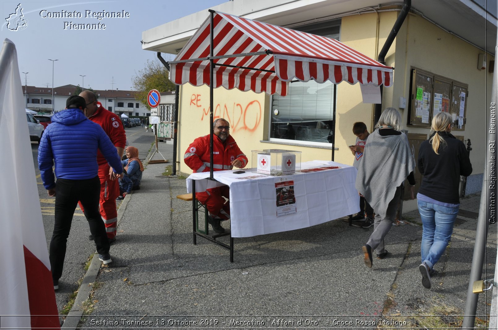 Settimo Torinese 13 Ottobre 2019 - Mercatino "Affari d'Oro" - Croce Rossa Italiana