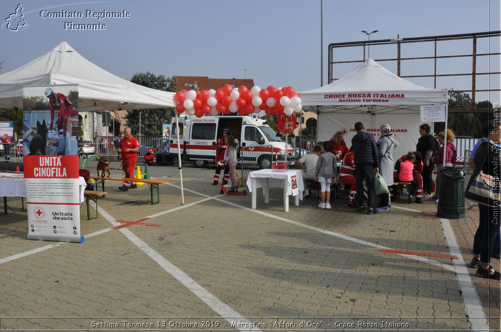 Settimo Torinese 13 Ottobre 2019 - Mercatino "Affari d'Oro" - Croce Rossa Italiana