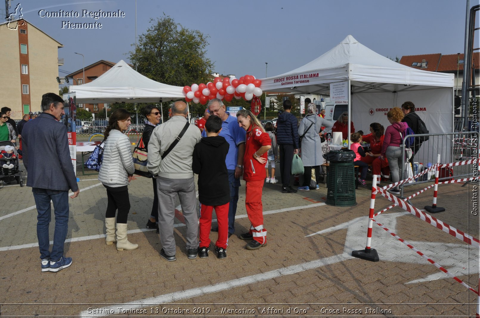 Settimo Torinese 13 Ottobre 2019 - Mercatino "Affari d'Oro" - Croce Rossa Italiana