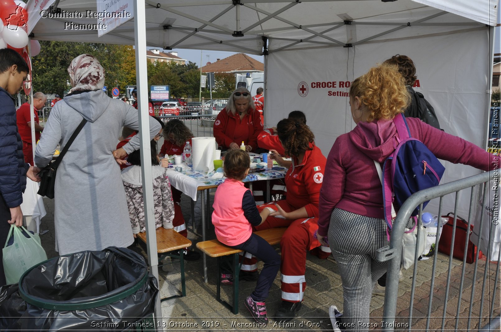 Settimo Torinese 13 Ottobre 2019 - Mercatino "Affari d'Oro" - Croce Rossa Italiana