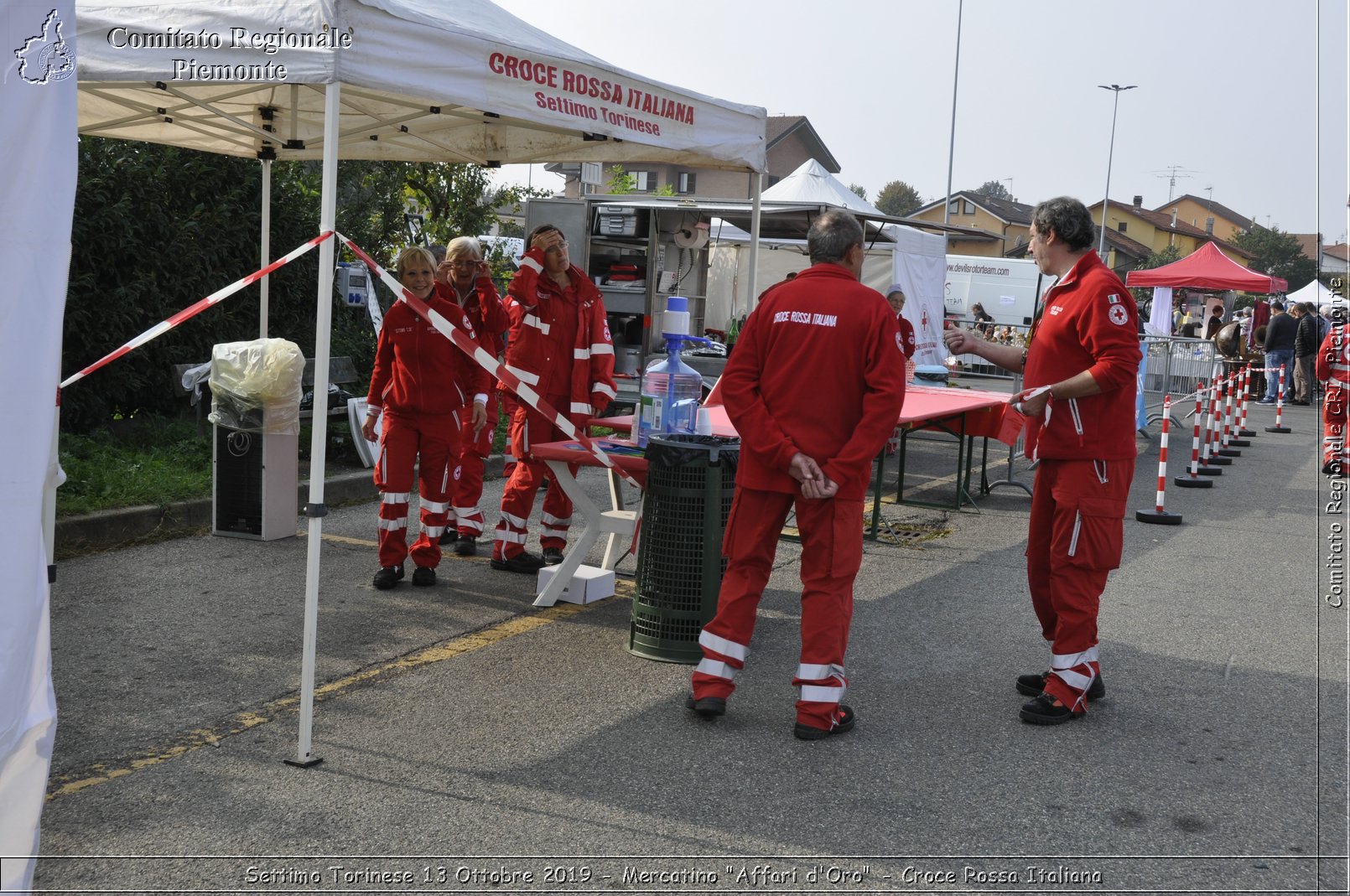 Settimo Torinese 13 Ottobre 2019 - Mercatino "Affari d'Oro" - Croce Rossa Italiana