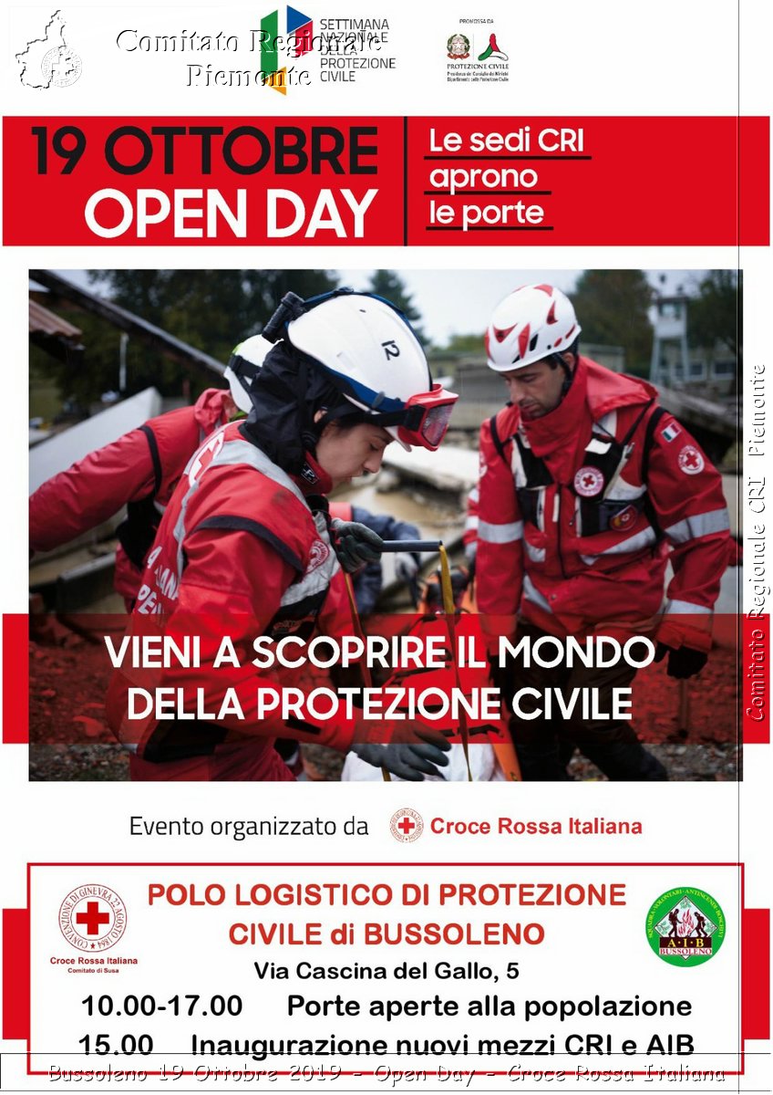 Bussoleno 19 Ottobre 2019 - Open Day - Croce Rossa Italiana