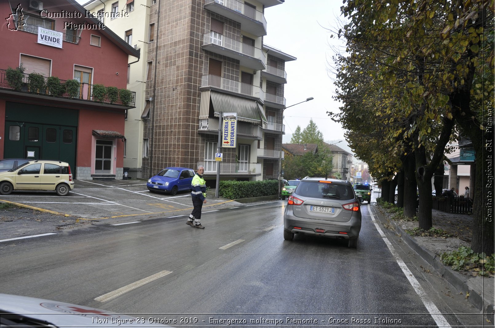 Novi Ligure 23 Ottobre 2019 - Emergenza maltempo Piemonte - Croce Rossa Italiana