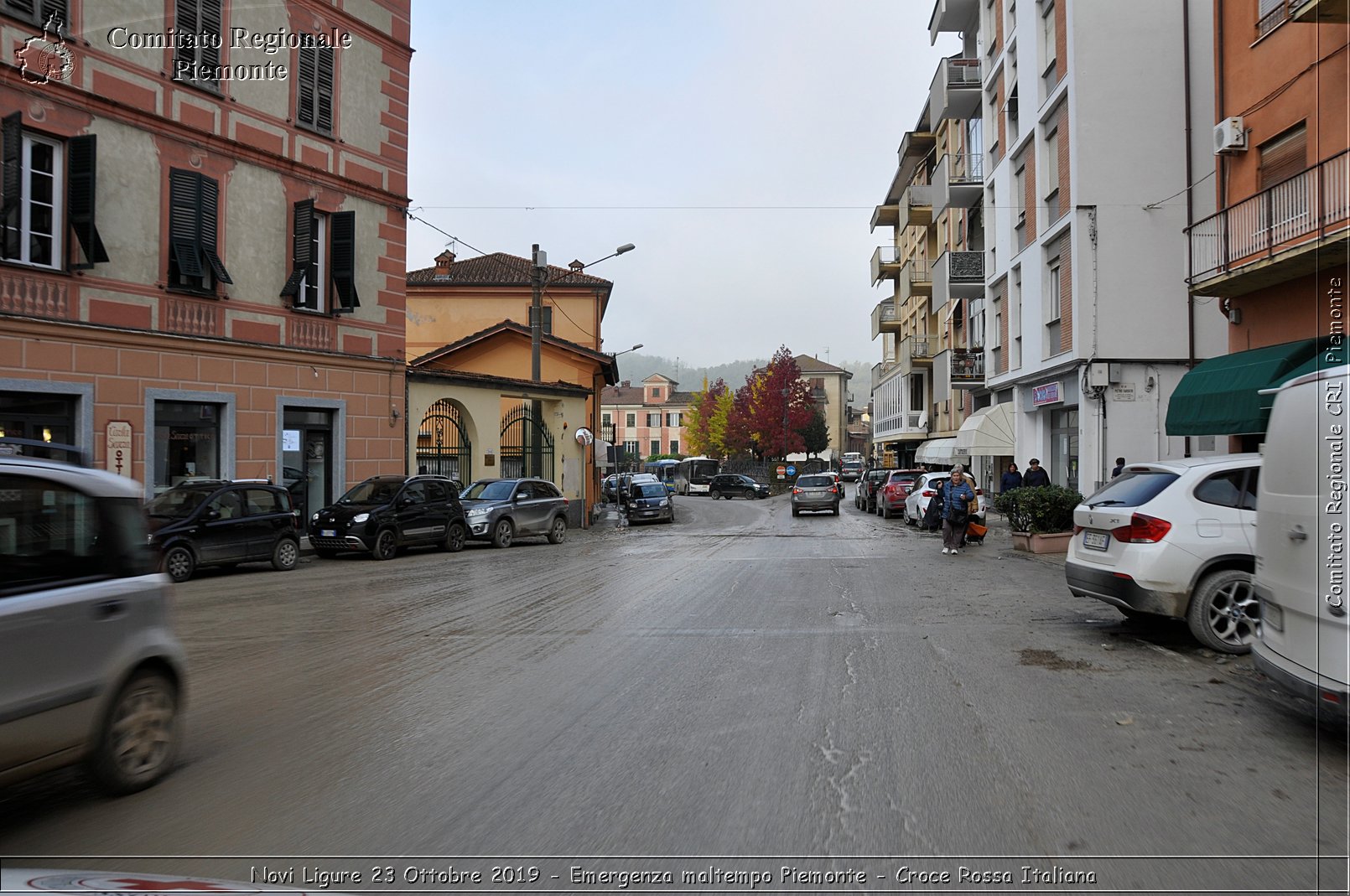 Novi Ligure 23 Ottobre 2019 - Emergenza maltempo Piemonte - Croce Rossa Italiana