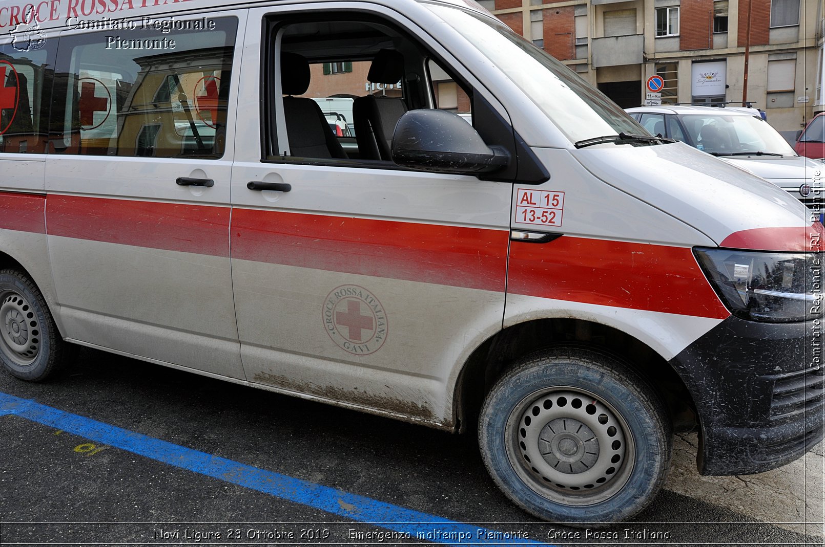 Novi Ligure 23 Ottobre 2019 - Emergenza maltempo Piemonte - Croce Rossa Italiana