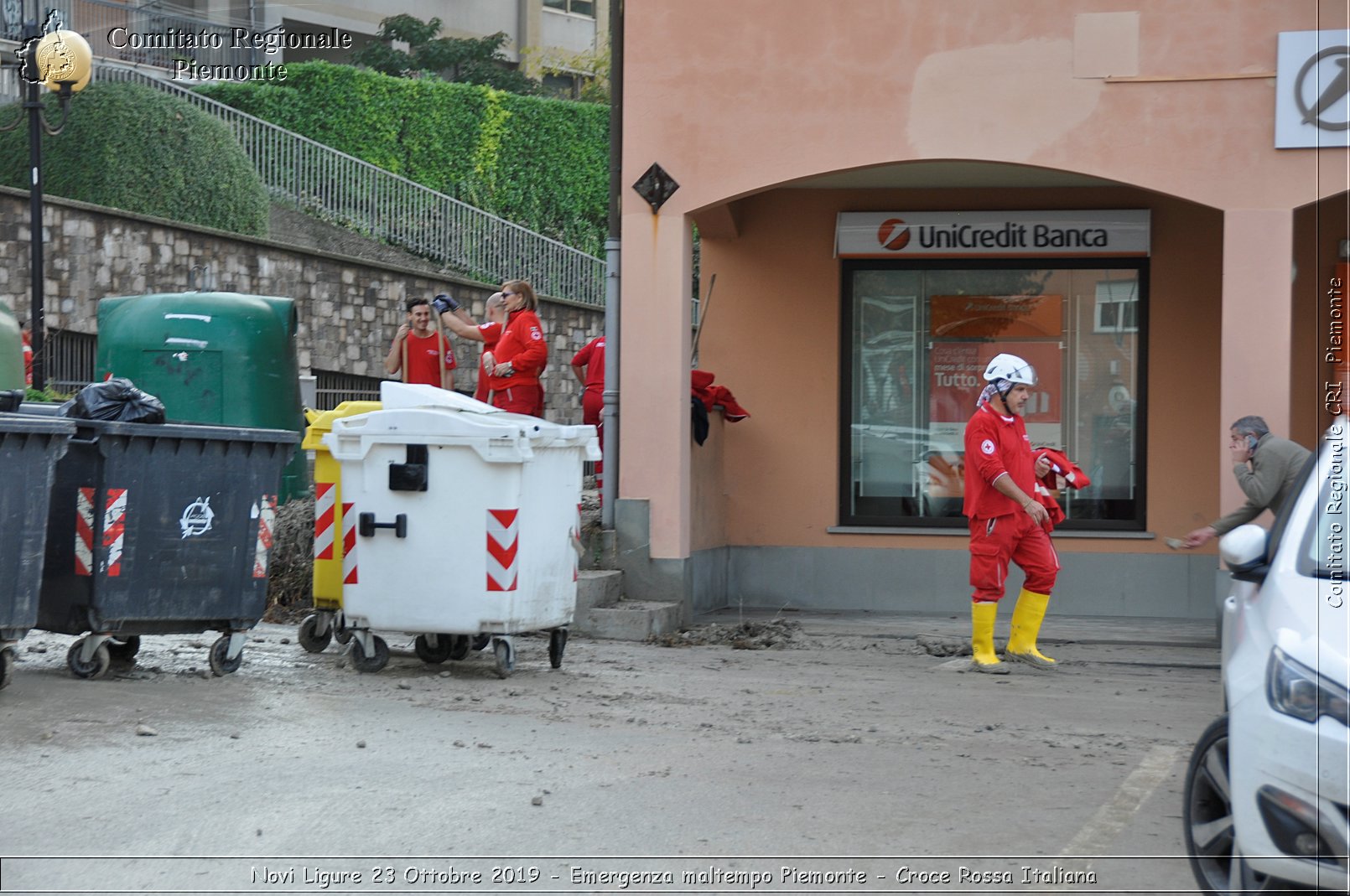 Novi Ligure 23 Ottobre 2019 - Emergenza maltempo Piemonte - Croce Rossa Italiana