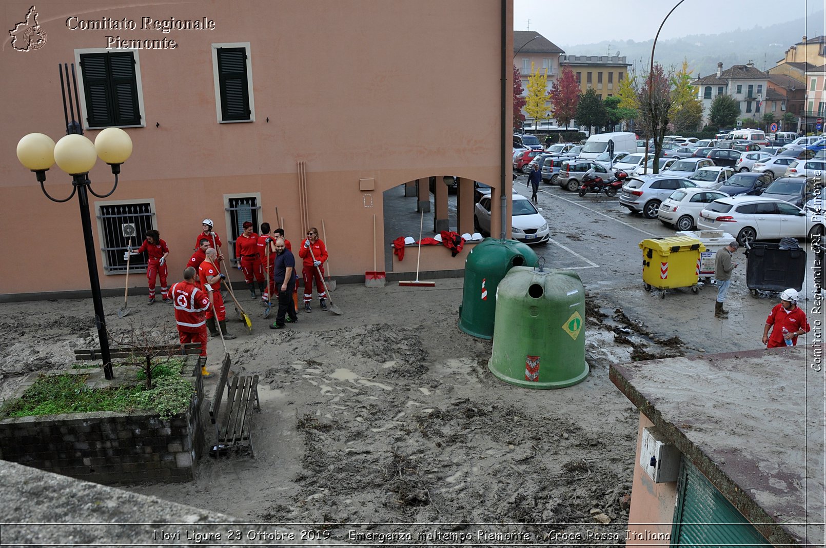 Novi Ligure 23 Ottobre 2019 - Emergenza maltempo Piemonte - Croce Rossa Italiana