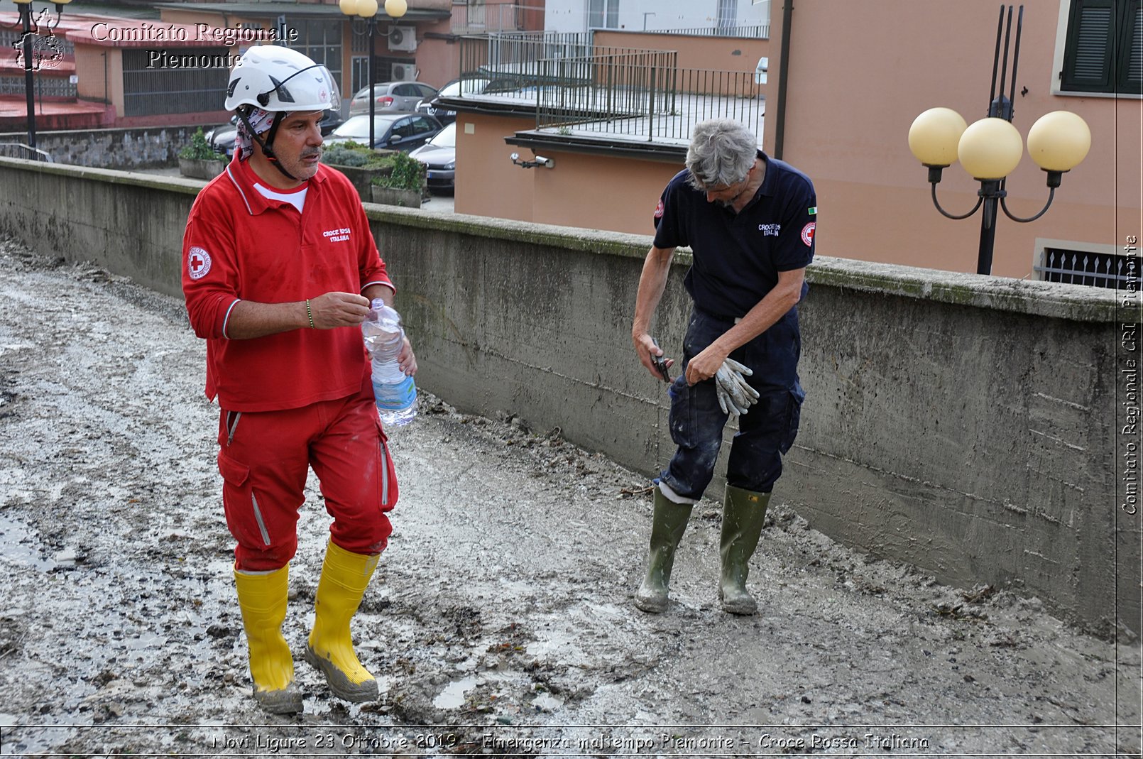 Novi Ligure 23 Ottobre 2019 - Emergenza maltempo Piemonte - Croce Rossa Italiana