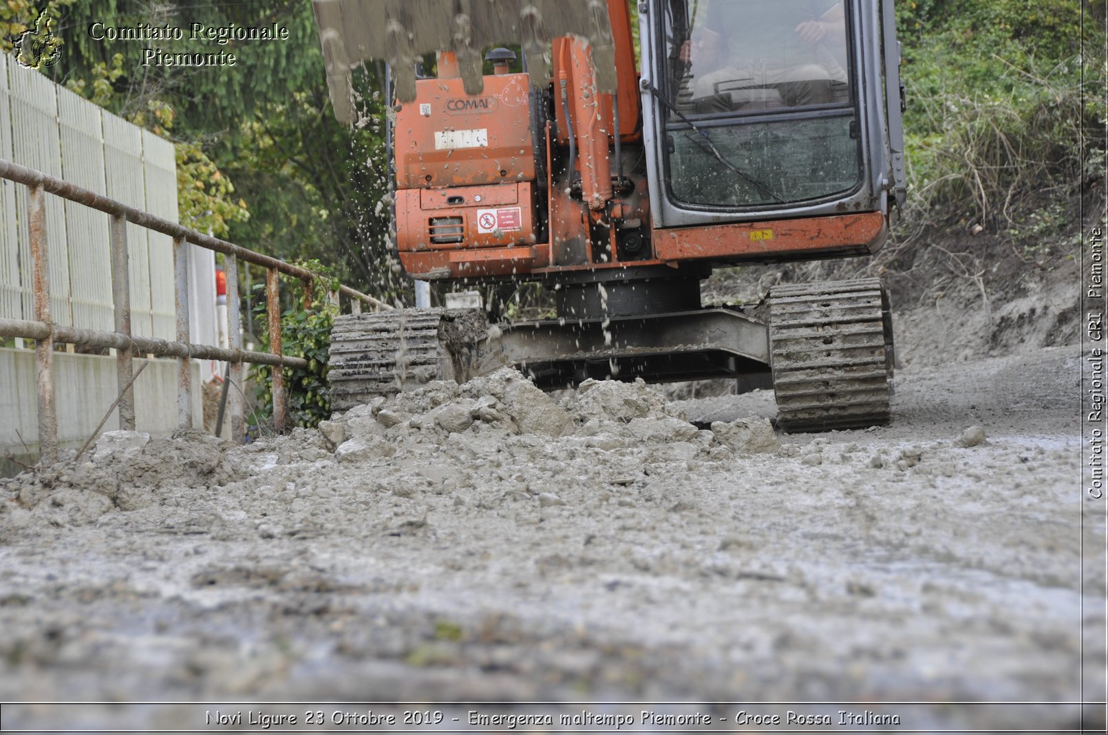 Novi Ligure 23 Ottobre 2019 - Emergenza maltempo Piemonte - Croce Rossa Italiana