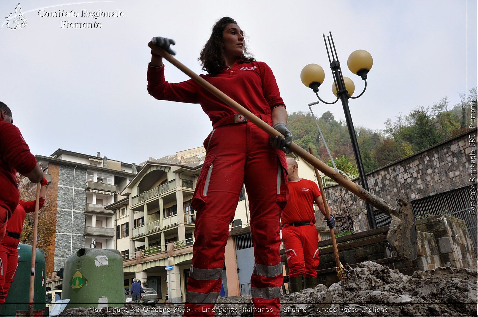 Novi Ligure 23 Ottobre 2019 - Emergenza maltempo Piemonte - Croce Rossa Italiana