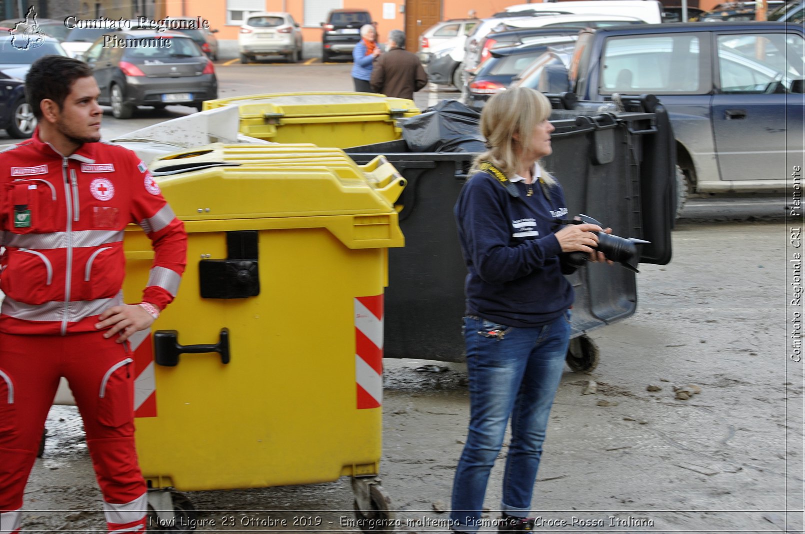 Novi Ligure 23 Ottobre 2019 - Emergenza maltempo Piemonte - Croce Rossa Italiana