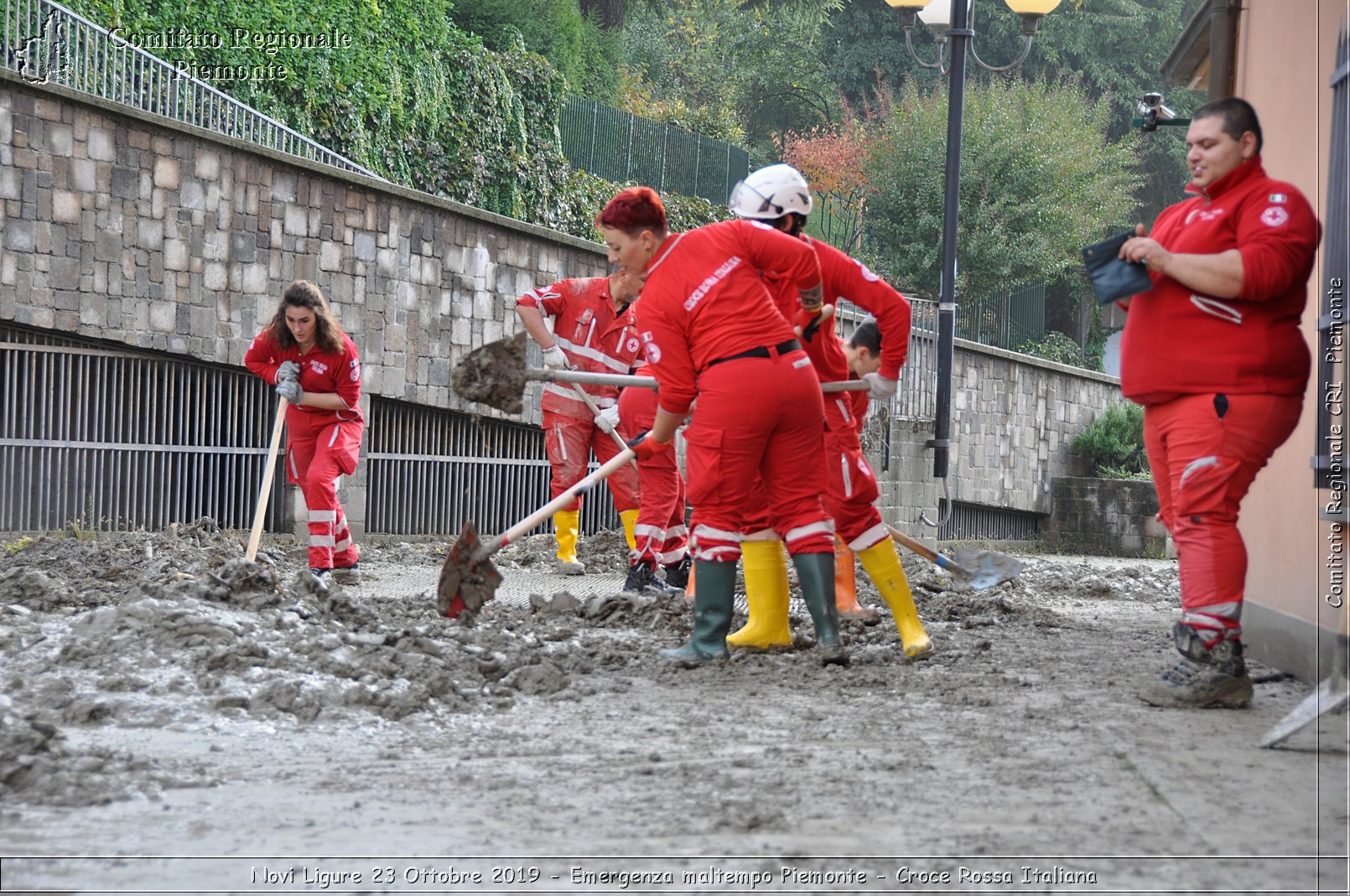 Novi Ligure 23 Ottobre 2019 - Emergenza maltempo Piemonte - Croce Rossa Italiana