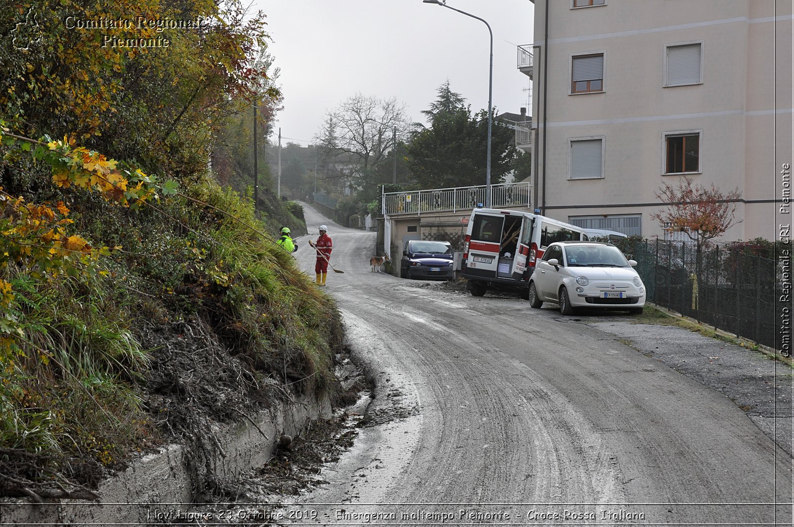 Novi Ligure 23 Ottobre 2019 - Emergenza maltempo Piemonte - Croce Rossa Italiana