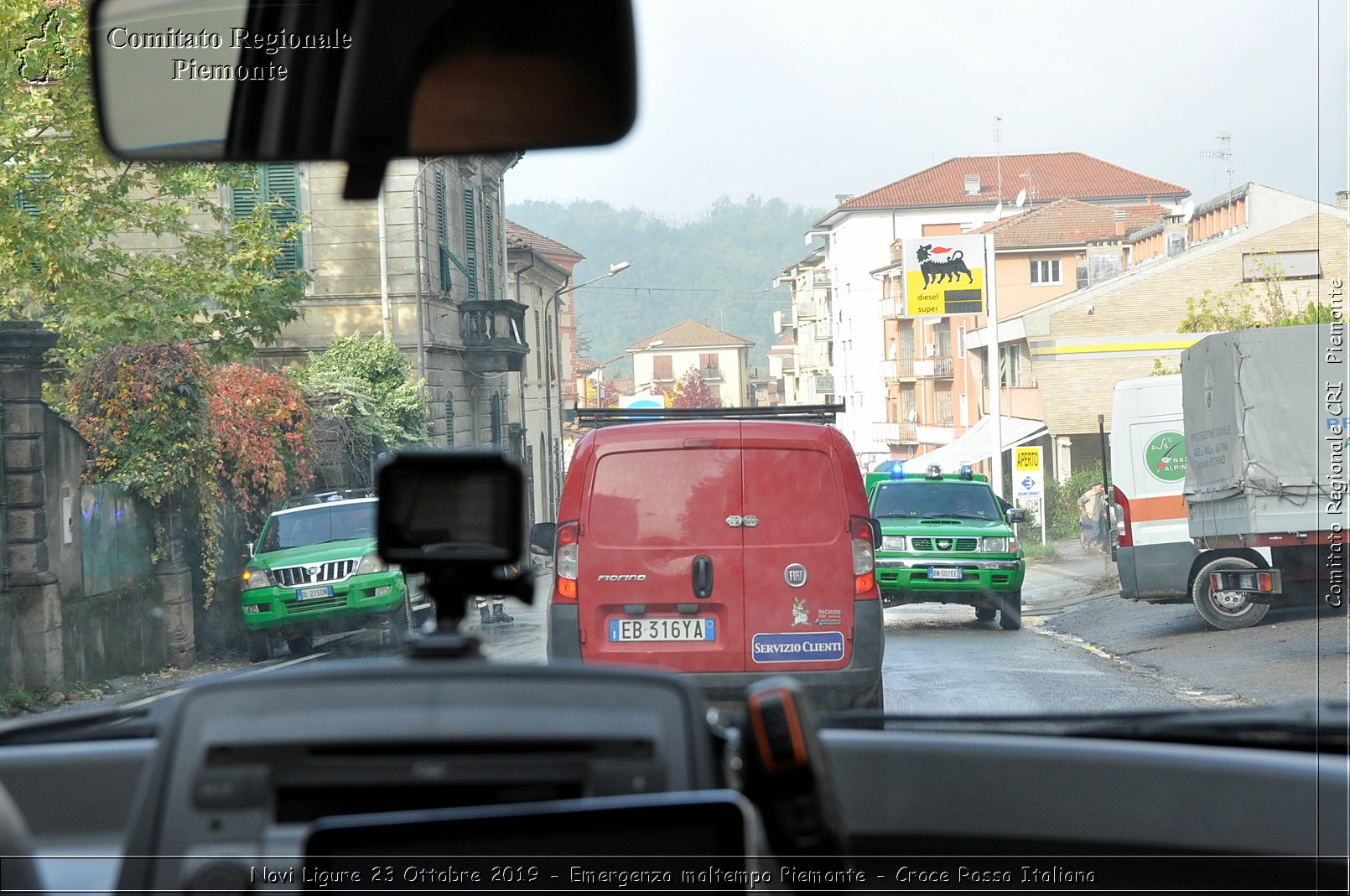 Novi Ligure 23 Ottobre 2019 - Emergenza maltempo Piemonte - Croce Rossa Italiana