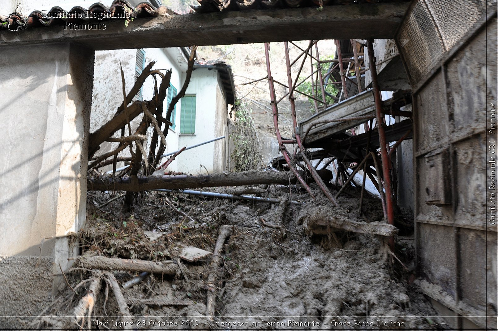 Novi Ligure 23 Ottobre 2019 - Emergenza maltempo Piemonte - Croce Rossa Italiana