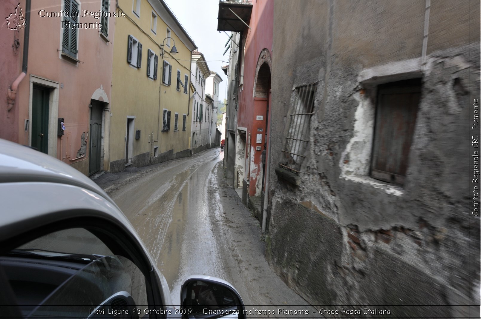 Novi Ligure 23 Ottobre 2019 - Emergenza maltempo Piemonte - Croce Rossa Italiana