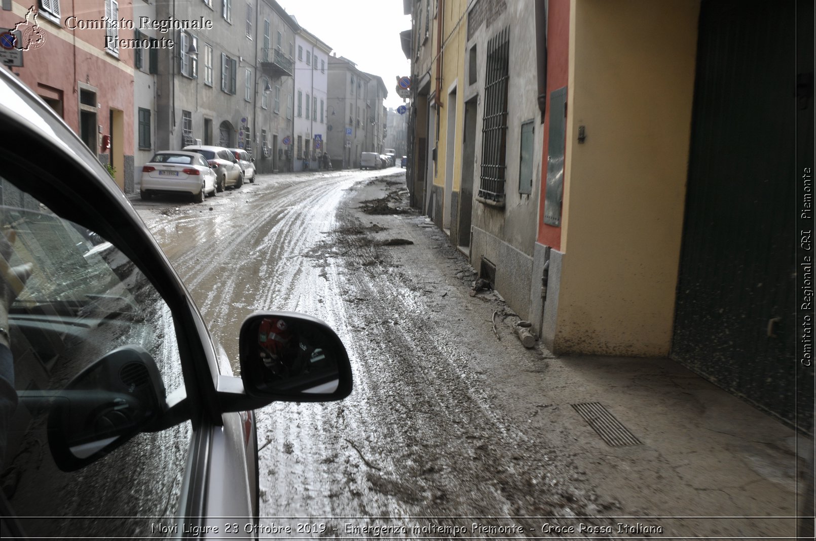 Novi Ligure 23 Ottobre 2019 - Emergenza maltempo Piemonte - Croce Rossa Italiana