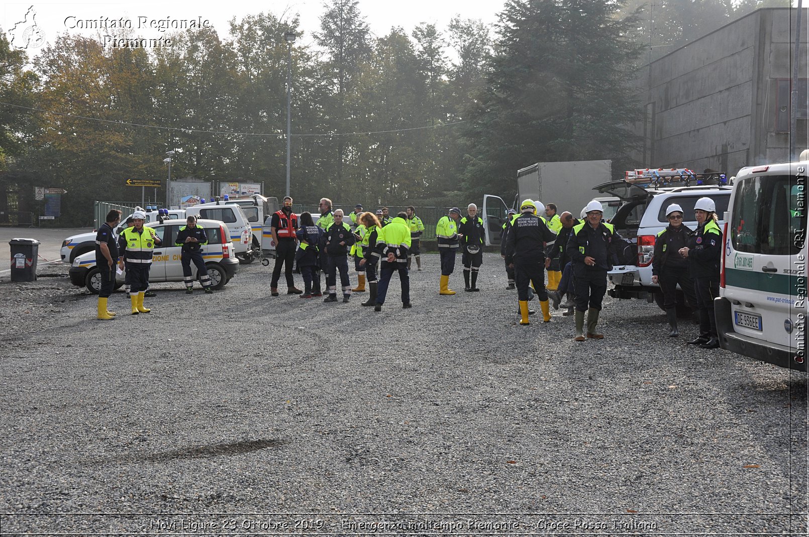 Novi Ligure 23 Ottobre 2019 - Emergenza maltempo Piemonte - Croce Rossa Italiana