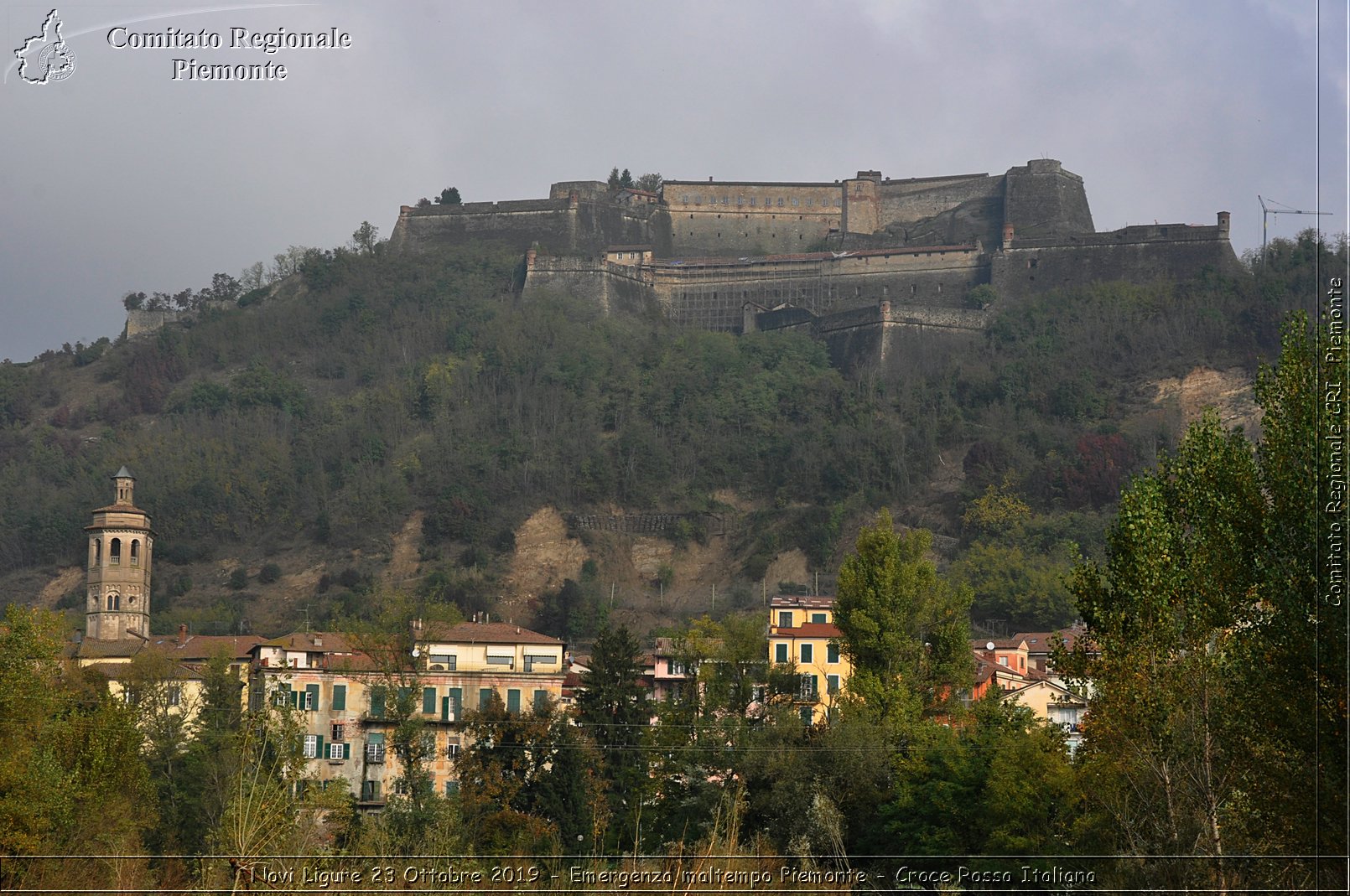 Novi Ligure 23 Ottobre 2019 - Emergenza maltempo Piemonte - Croce Rossa Italiana