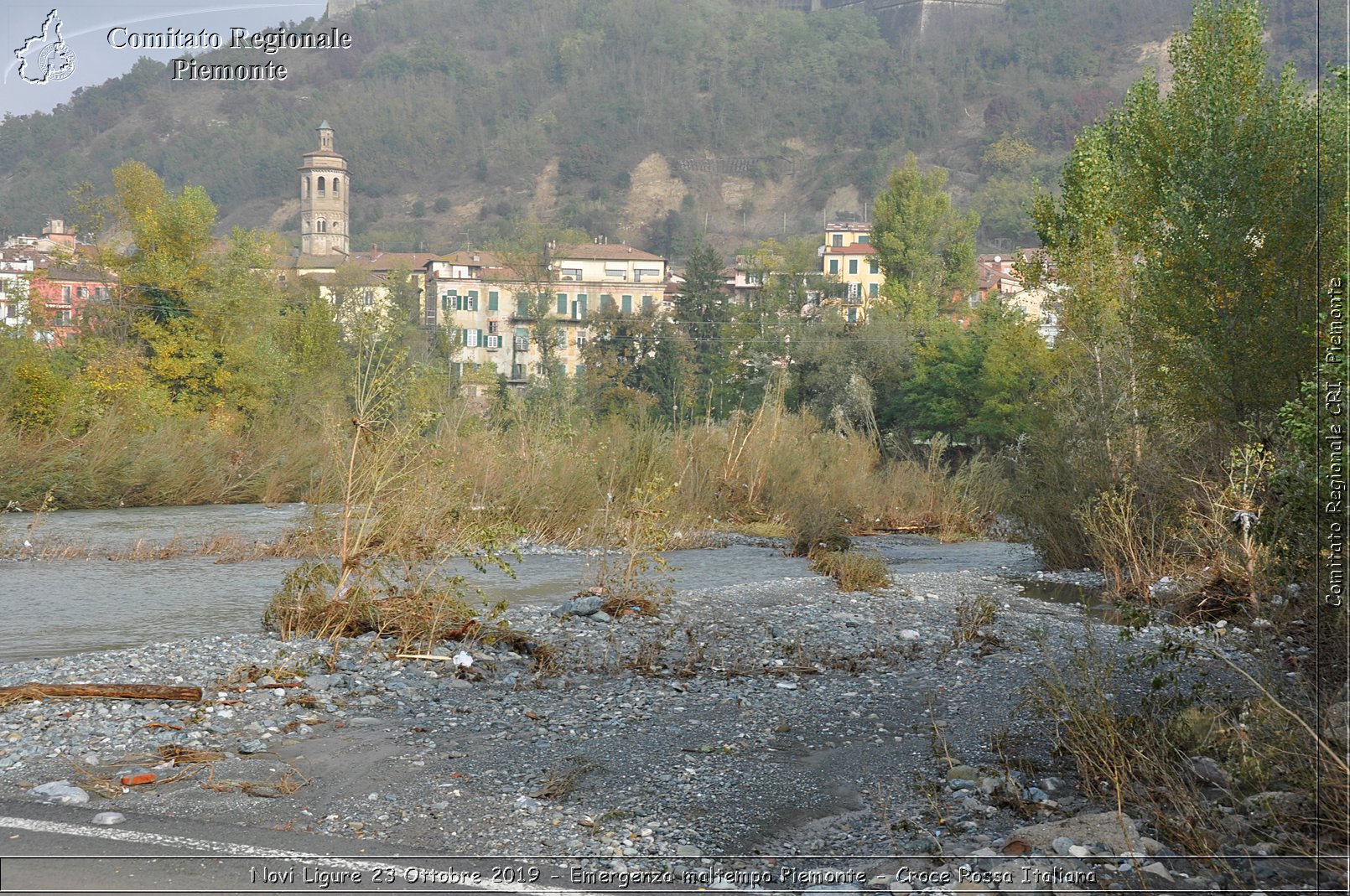 Novi Ligure 23 Ottobre 2019 - Emergenza maltempo Piemonte - Croce Rossa Italiana