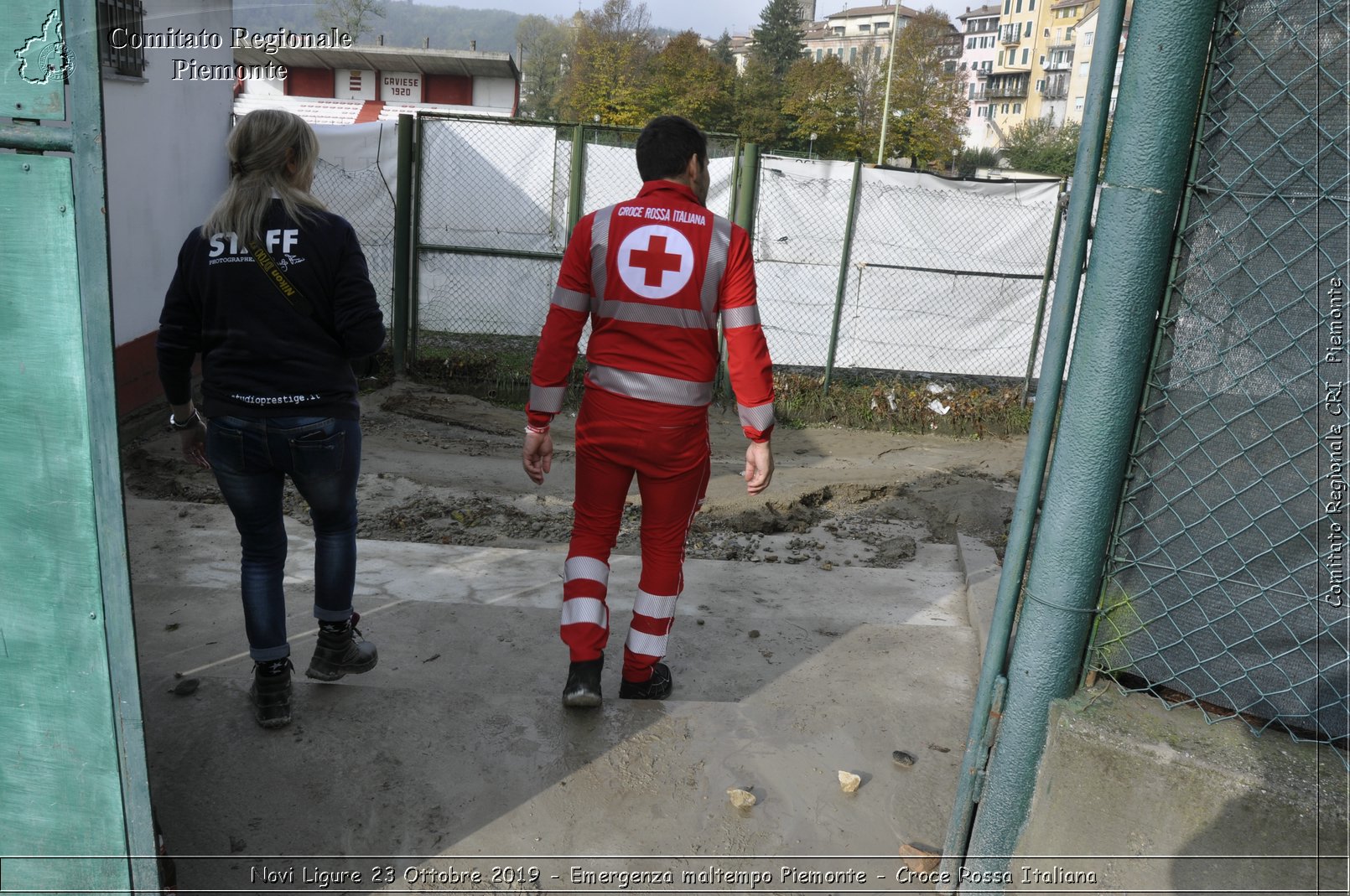 Novi Ligure 23 Ottobre 2019 - Emergenza maltempo Piemonte - Croce Rossa Italiana