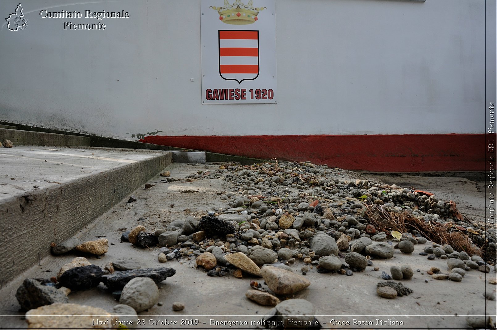 Novi Ligure 23 Ottobre 2019 - Emergenza maltempo Piemonte - Croce Rossa Italiana