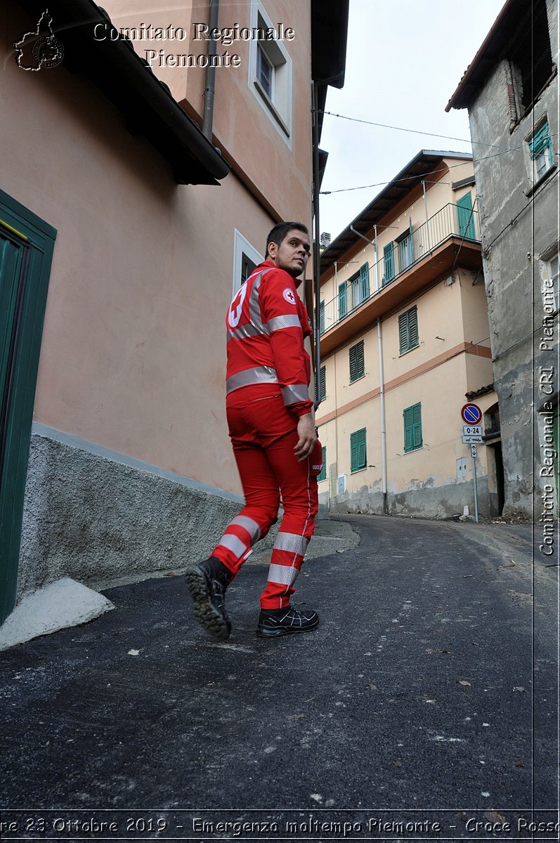 Novi Ligure 23 Ottobre 2019 - Emergenza maltempo Piemonte - Croce Rossa Italiana