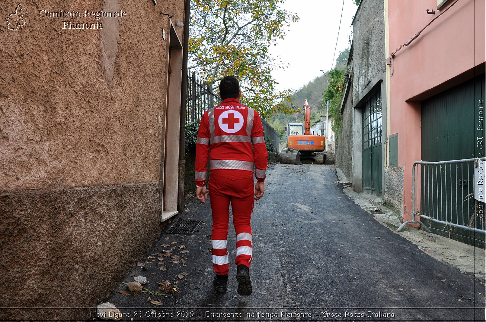 Novi Ligure 23 Ottobre 2019 - Emergenza maltempo Piemonte - Croce Rossa Italiana