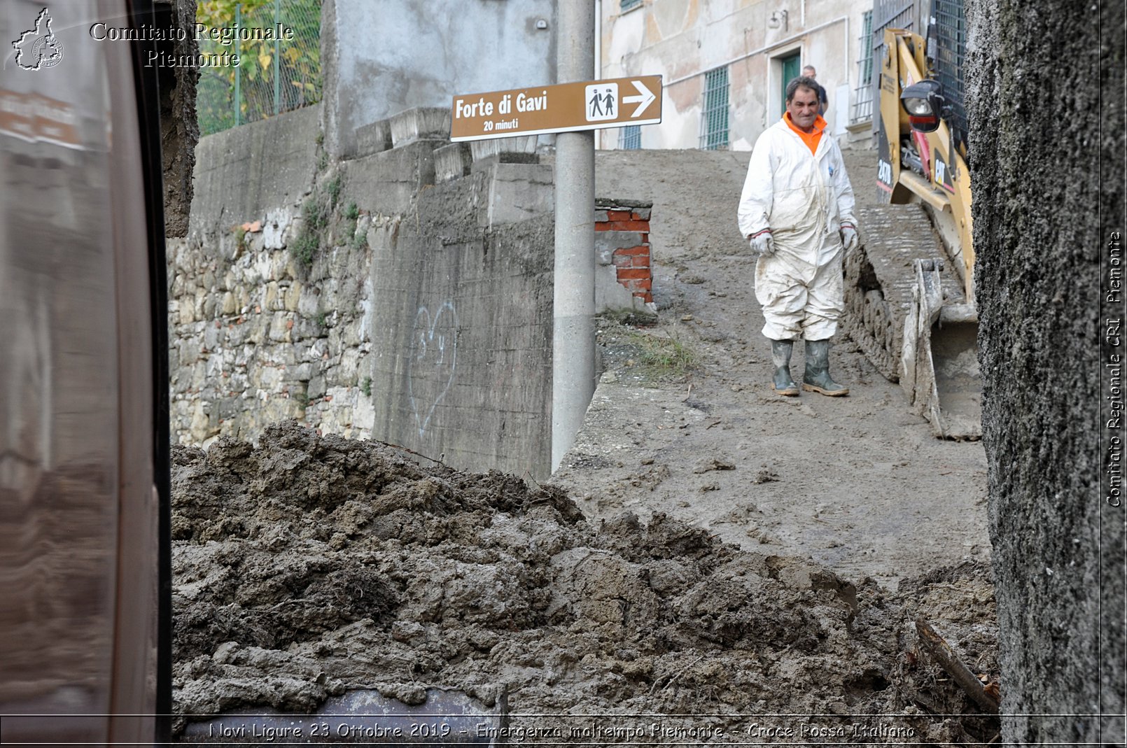 Novi Ligure 23 Ottobre 2019 - Emergenza maltempo Piemonte - Croce Rossa Italiana