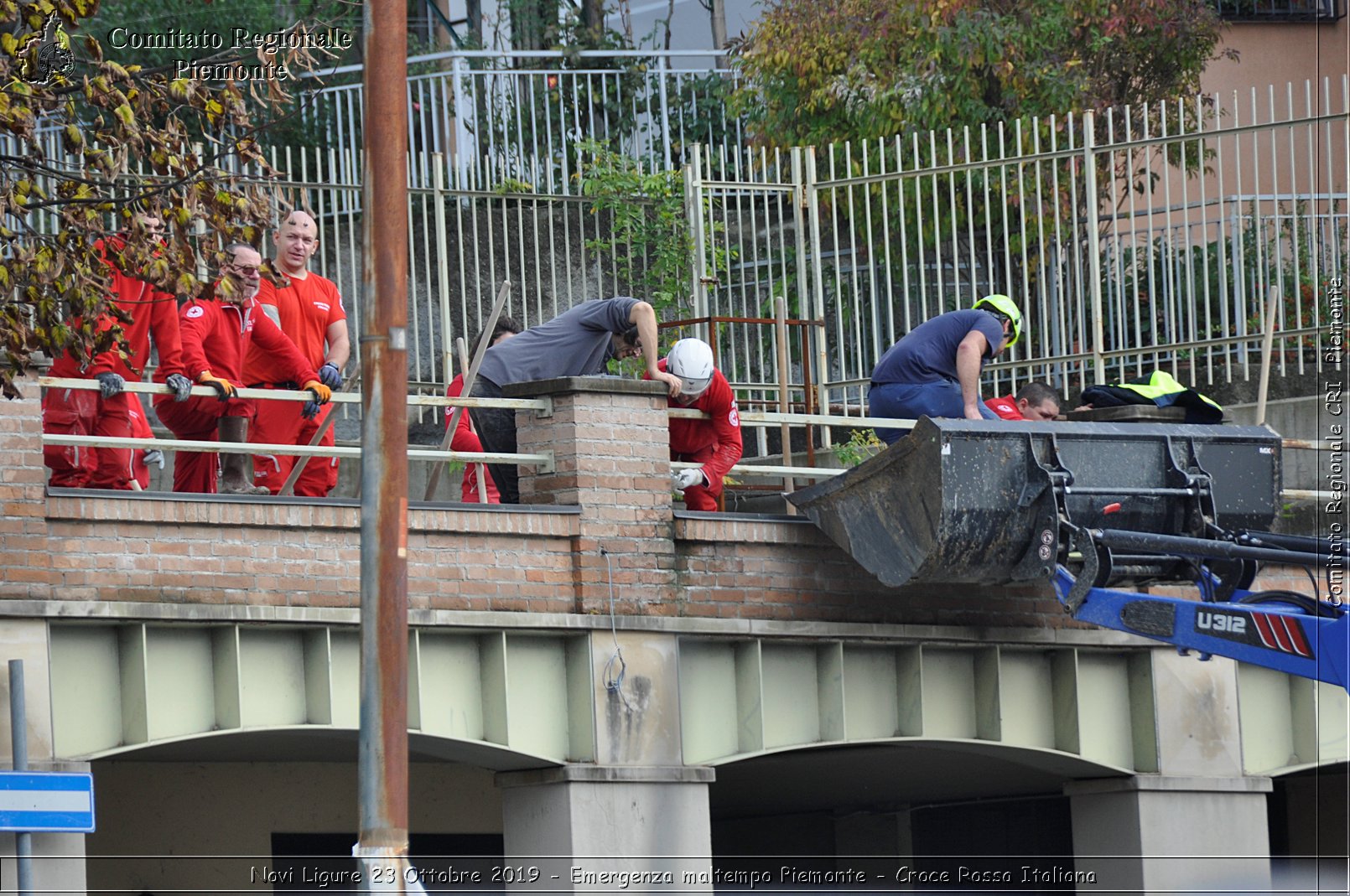 Novi Ligure 23 Ottobre 2019 - Emergenza maltempo Piemonte - Croce Rossa Italiana