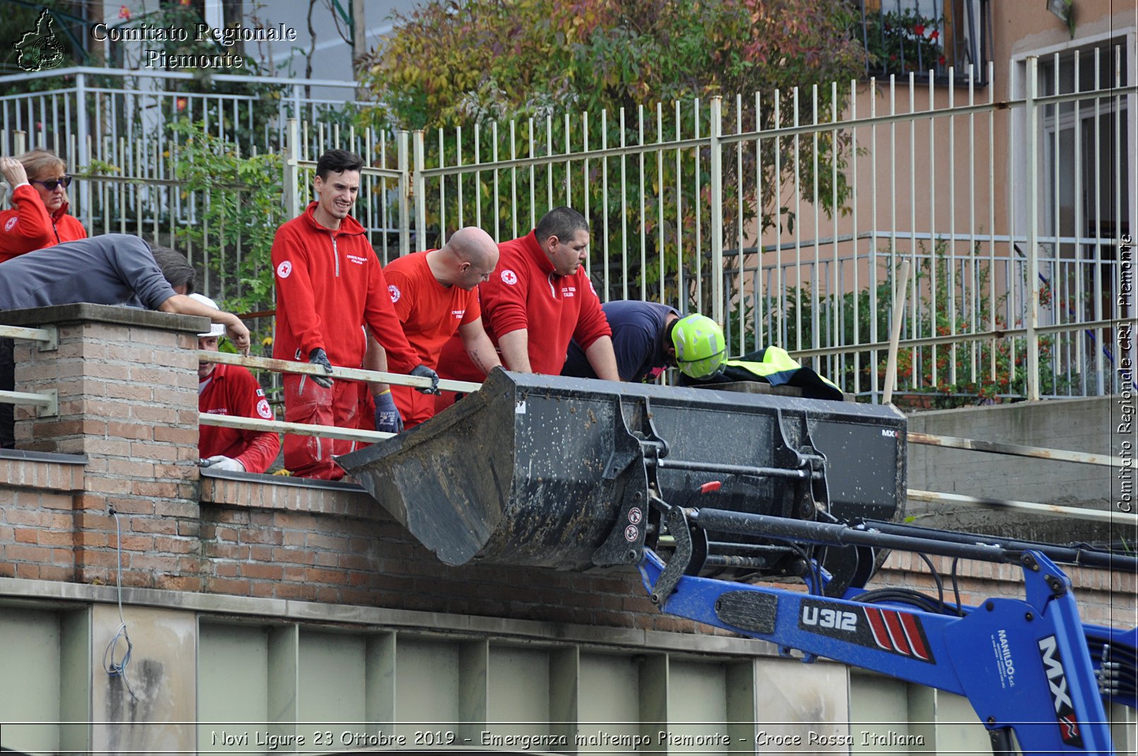 Novi Ligure 23 Ottobre 2019 - Emergenza maltempo Piemonte - Croce Rossa Italiana