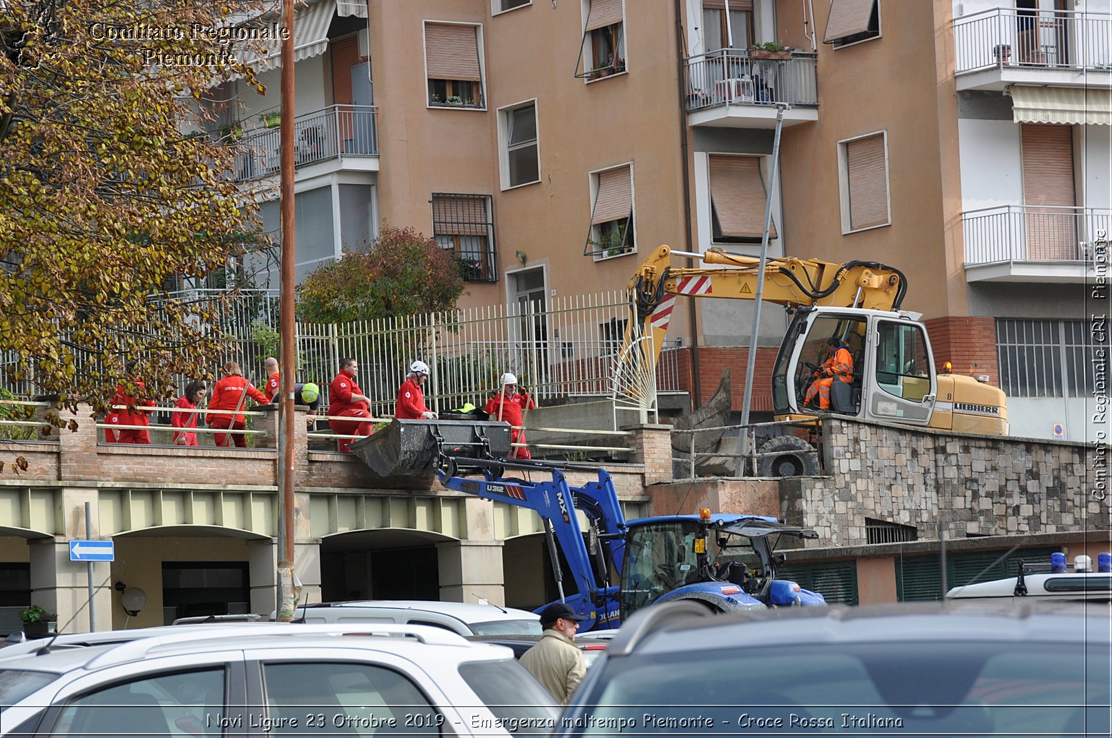 Novi Ligure 23 Ottobre 2019 - Emergenza maltempo Piemonte - Croce Rossa Italiana