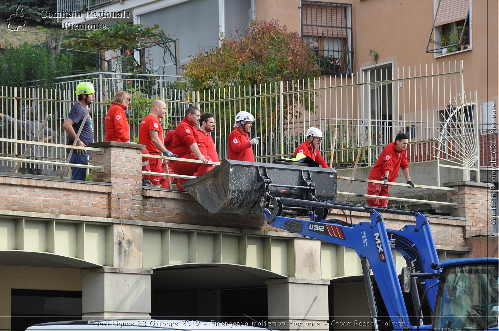 Novi Ligure 23 Ottobre 2019 - Emergenza maltempo Piemonte - Croce Rossa Italiana