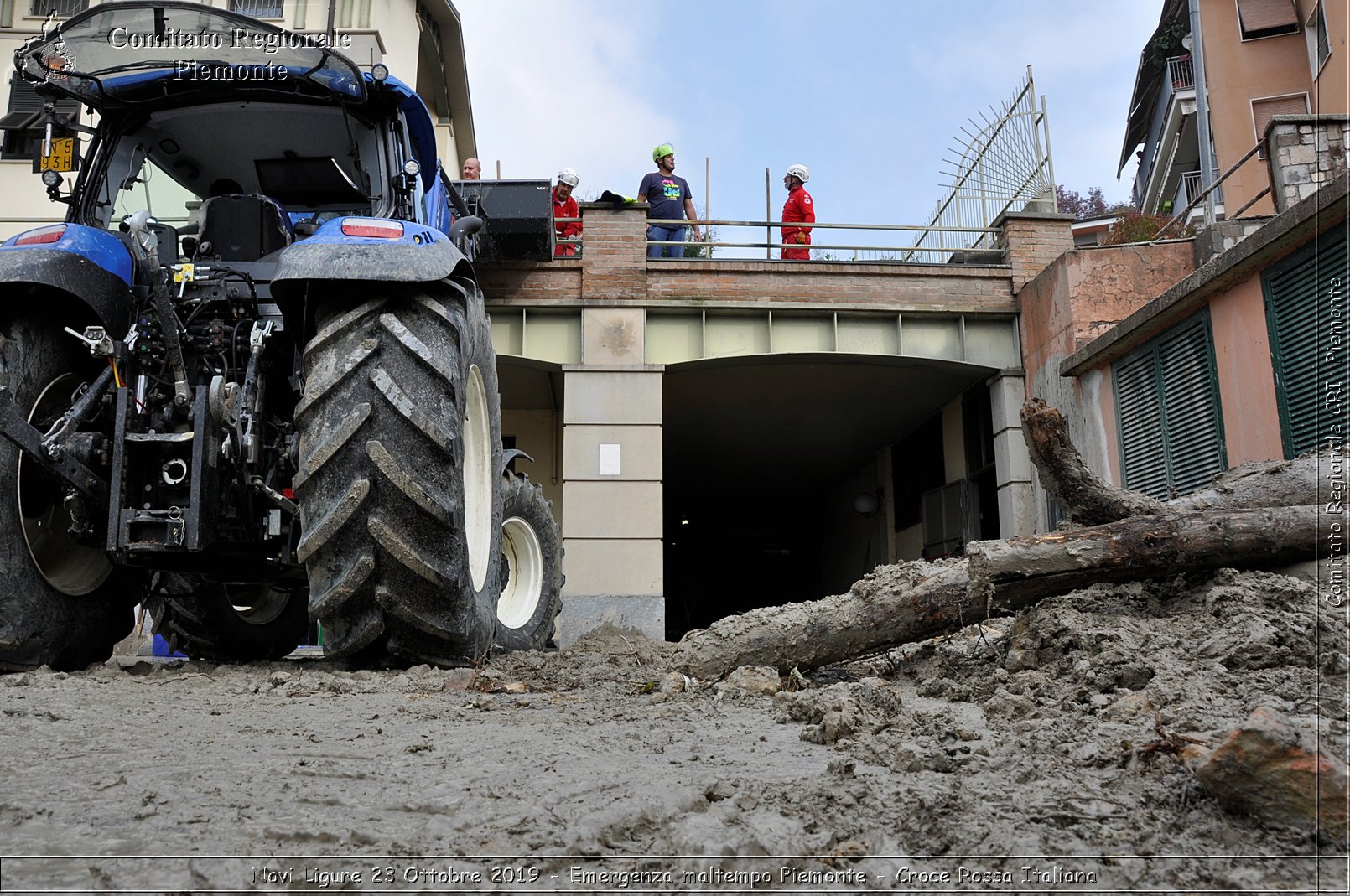 Novi Ligure 23 Ottobre 2019 - Emergenza maltempo Piemonte - Croce Rossa Italiana