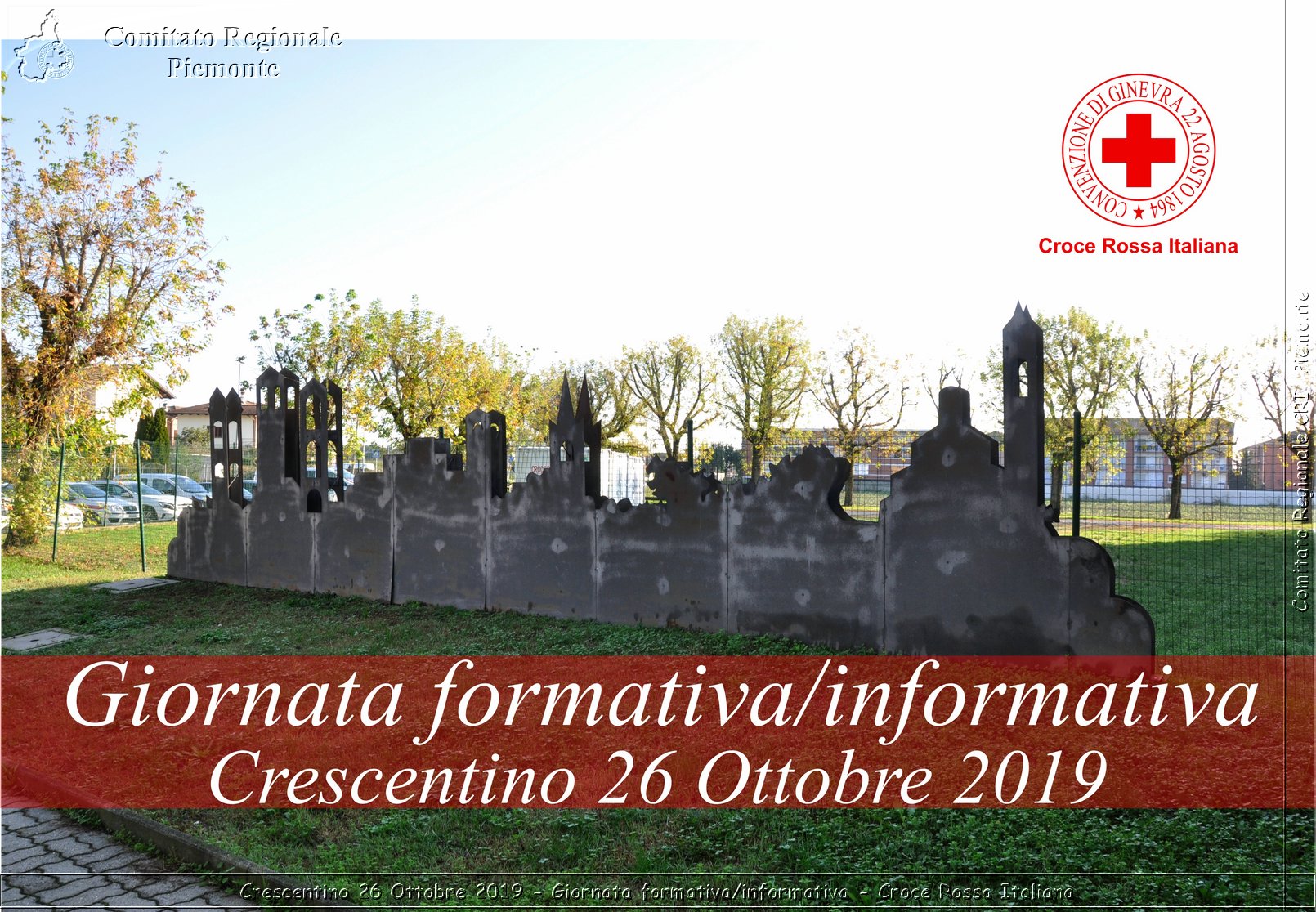 Crescentino 26 Ottobre 2019 - Giornata formativa/informativa - Croce Rossa Italiana