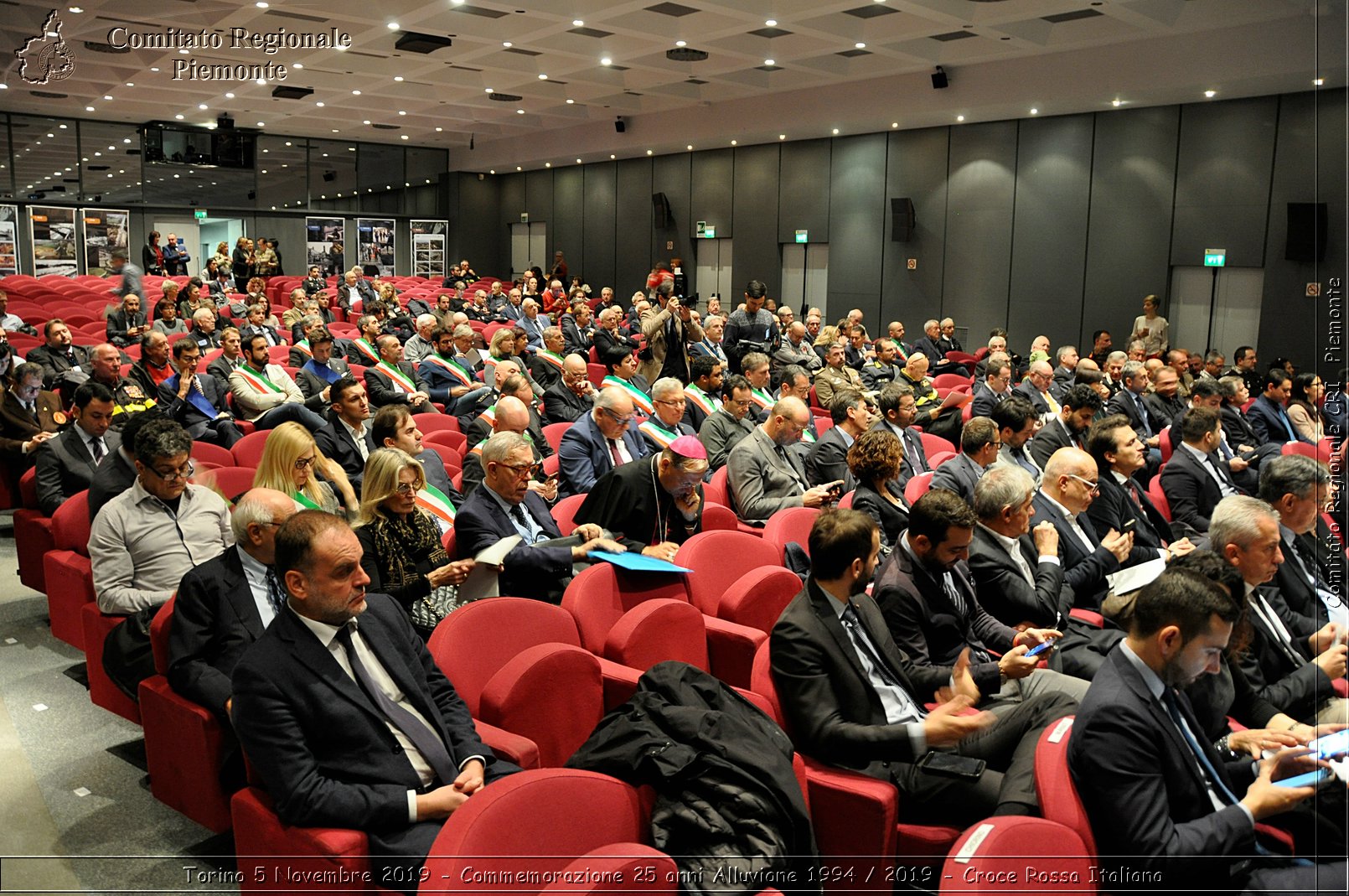 Torino 5 Novembre 2019 - Commemorazione 25 anni Alluvione 1994 / 2019 - Croce Rossa Italiana