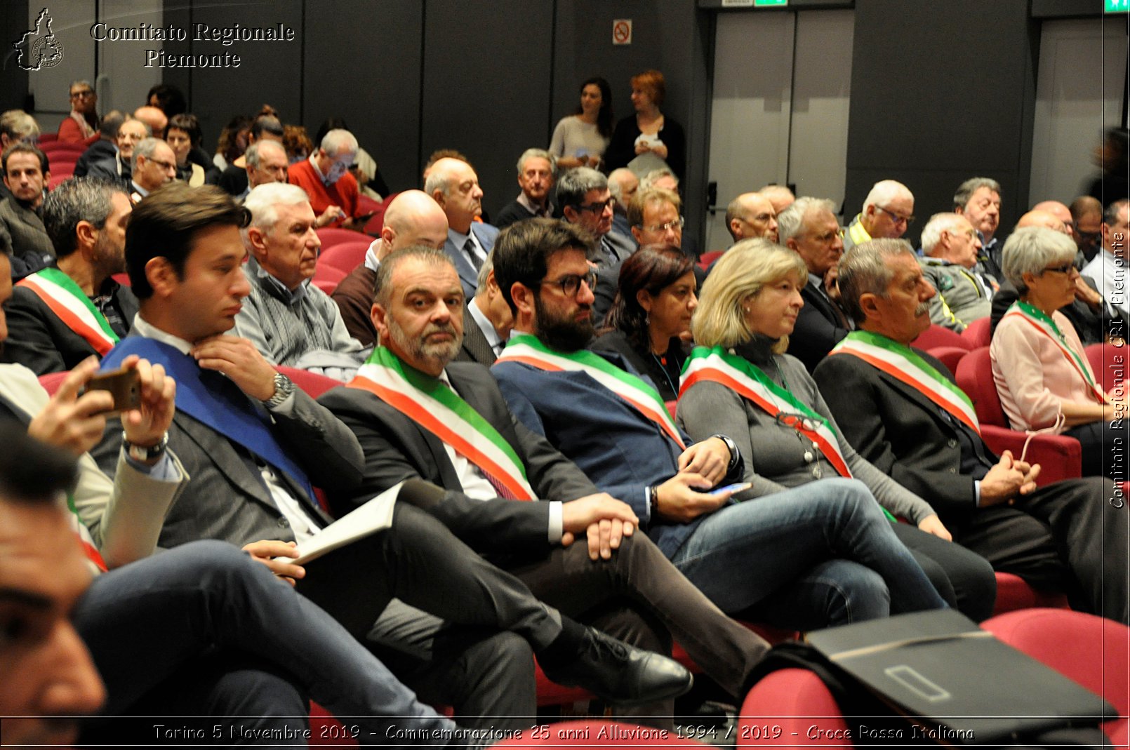 Torino 5 Novembre 2019 - Commemorazione 25 anni Alluvione 1994 / 2019 - Croce Rossa Italiana