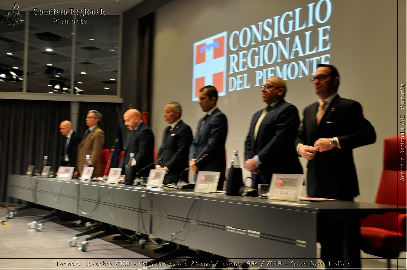 Torino 5 Novembre 2019 - Commemorazione 25 anni Alluvione 1994 / 2019 - Croce Rossa Italiana