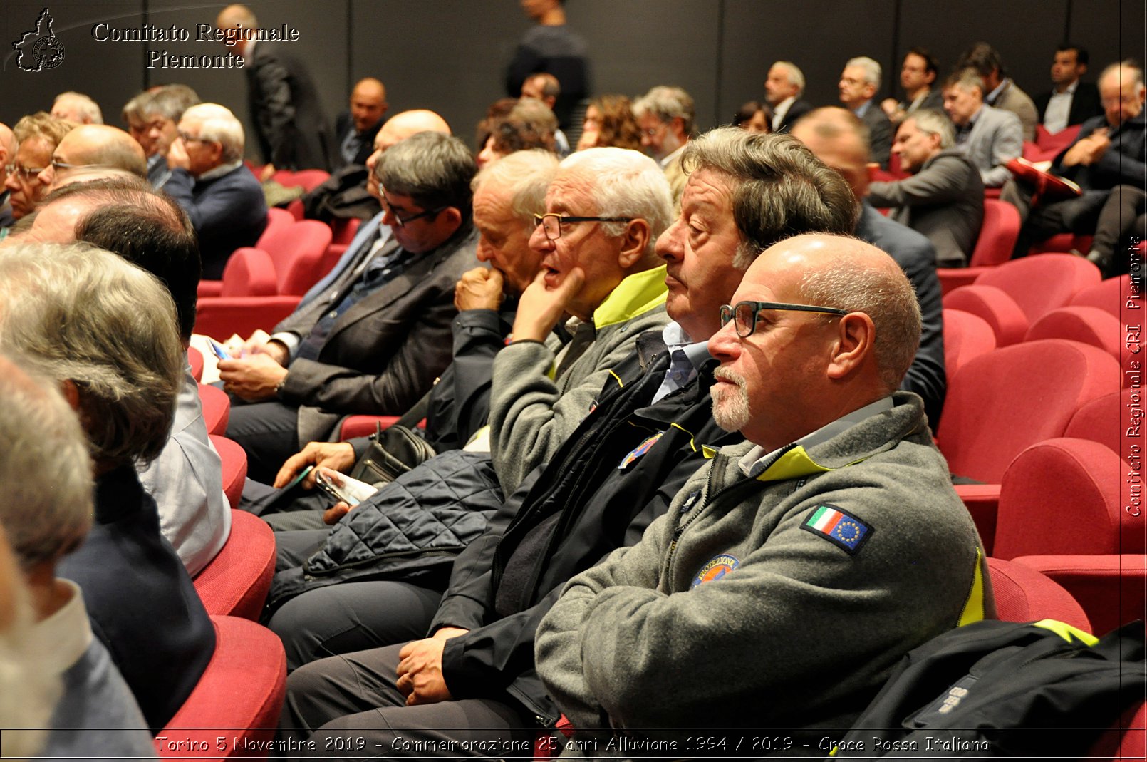 Torino 5 Novembre 2019 - Commemorazione 25 anni Alluvione 1994 / 2019 - Croce Rossa Italiana