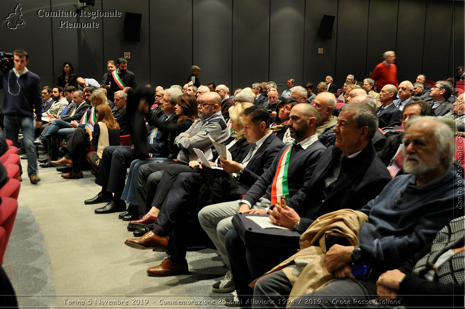 Torino 5 Novembre 2019 - Commemorazione 25 anni Alluvione 1994 / 2019 - Croce Rossa Italiana