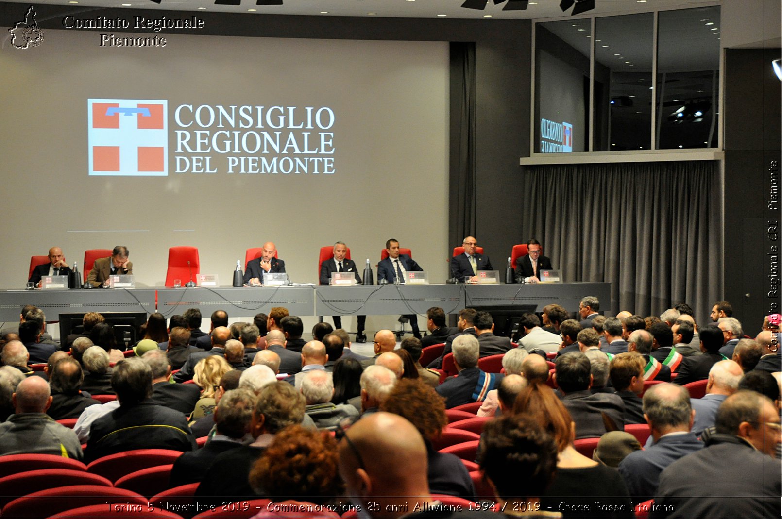 Torino 5 Novembre 2019 - Commemorazione 25 anni Alluvione 1994 / 2019 - Croce Rossa Italiana