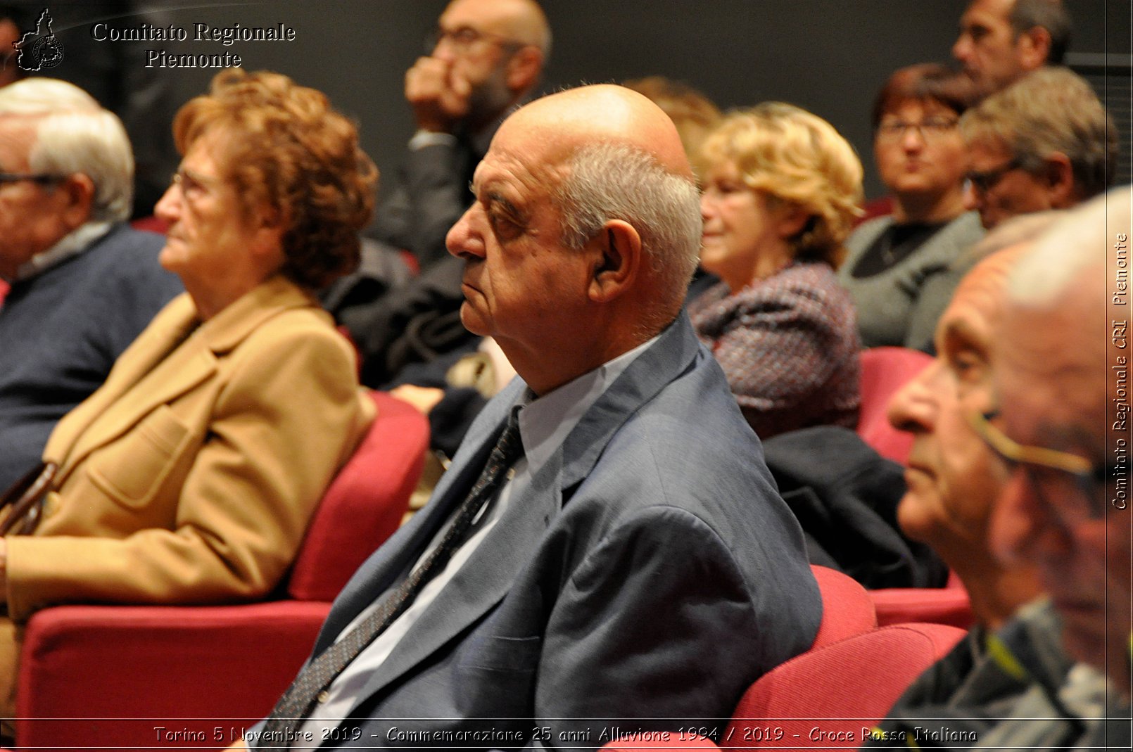 Torino 5 Novembre 2019 - Commemorazione 25 anni Alluvione 1994 / 2019 - Croce Rossa Italiana