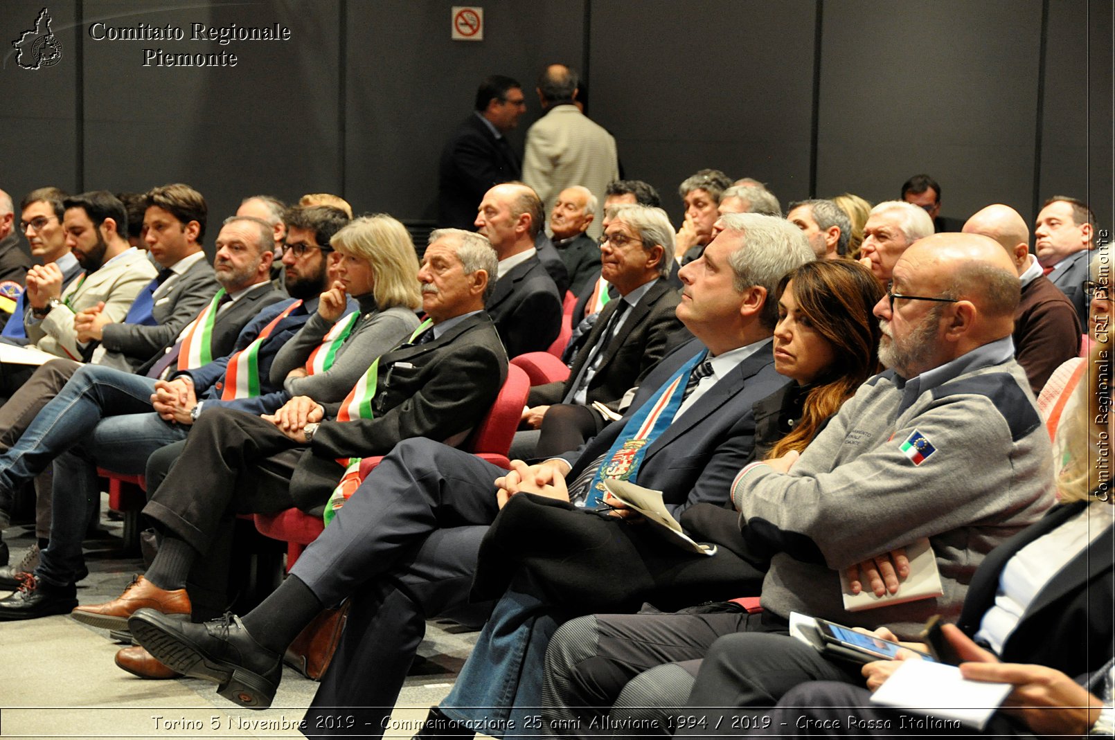 Torino 5 Novembre 2019 - Commemorazione 25 anni Alluvione 1994 / 2019 - Croce Rossa Italiana