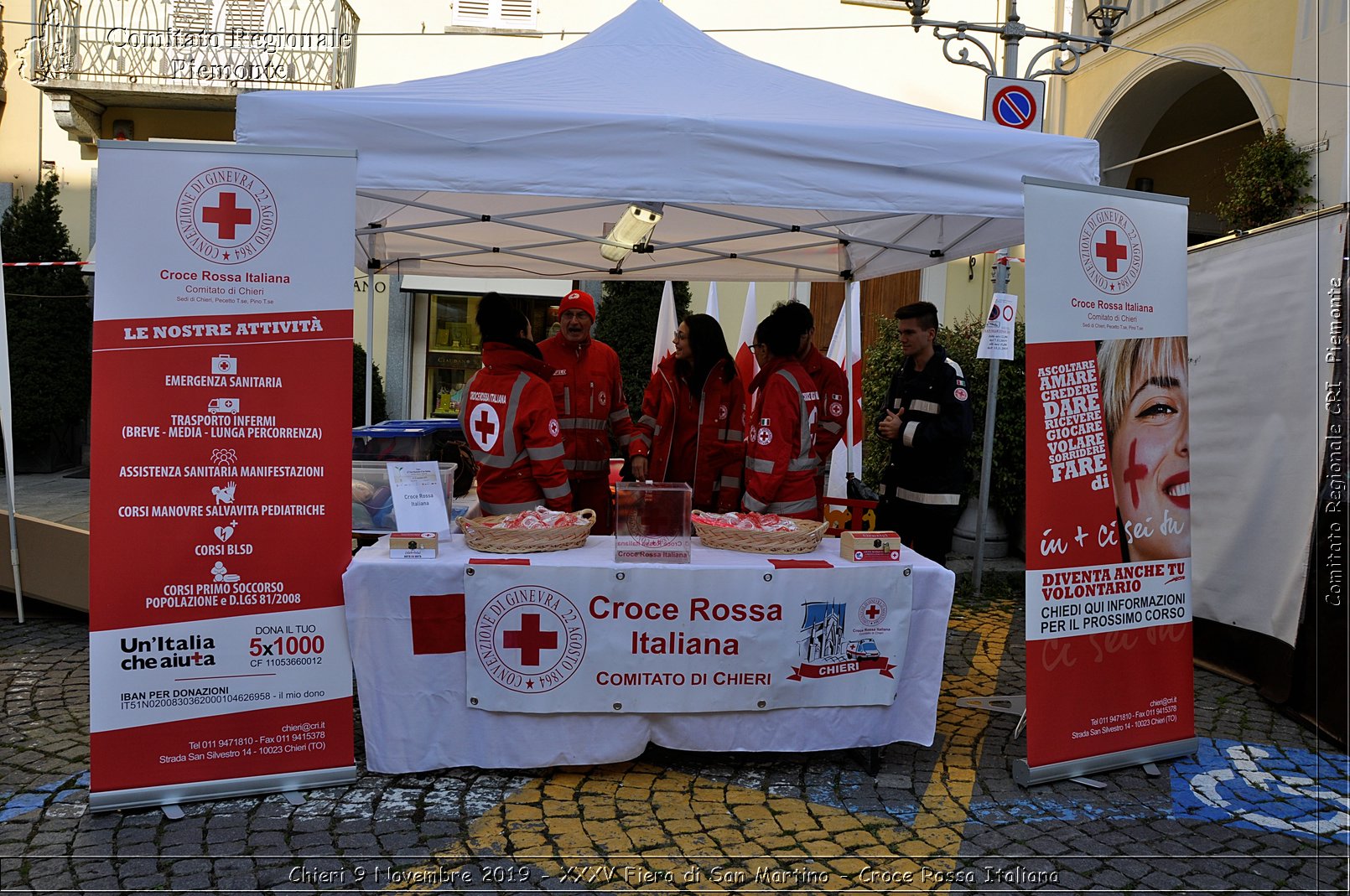 Chieri 9 Novembre 2019 - XXXV Fiera di San Martino - Croce Rossa Italiana