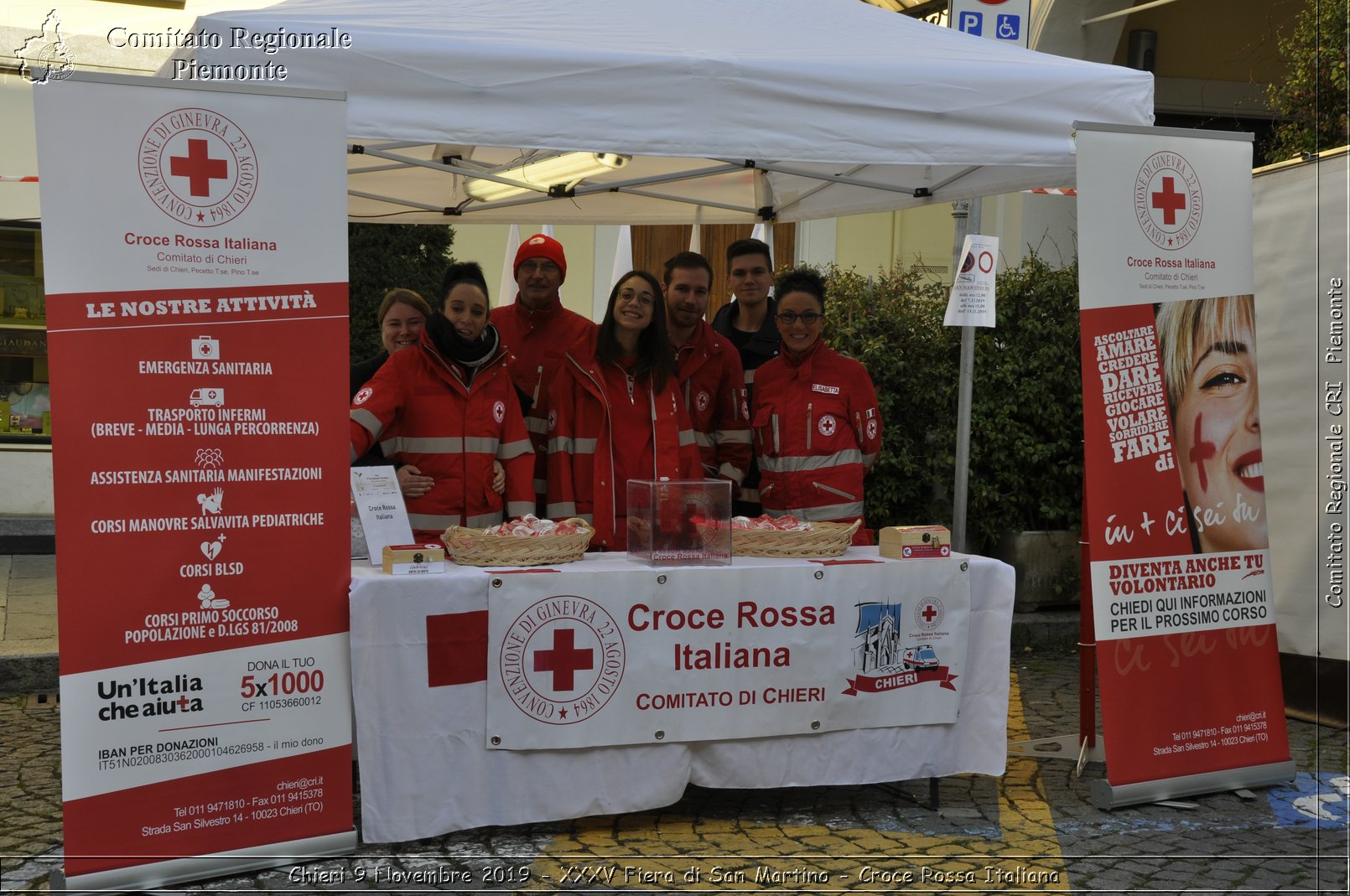 Chieri 9 Novembre 2019 - XXXV Fiera di San Martino - Croce Rossa Italiana