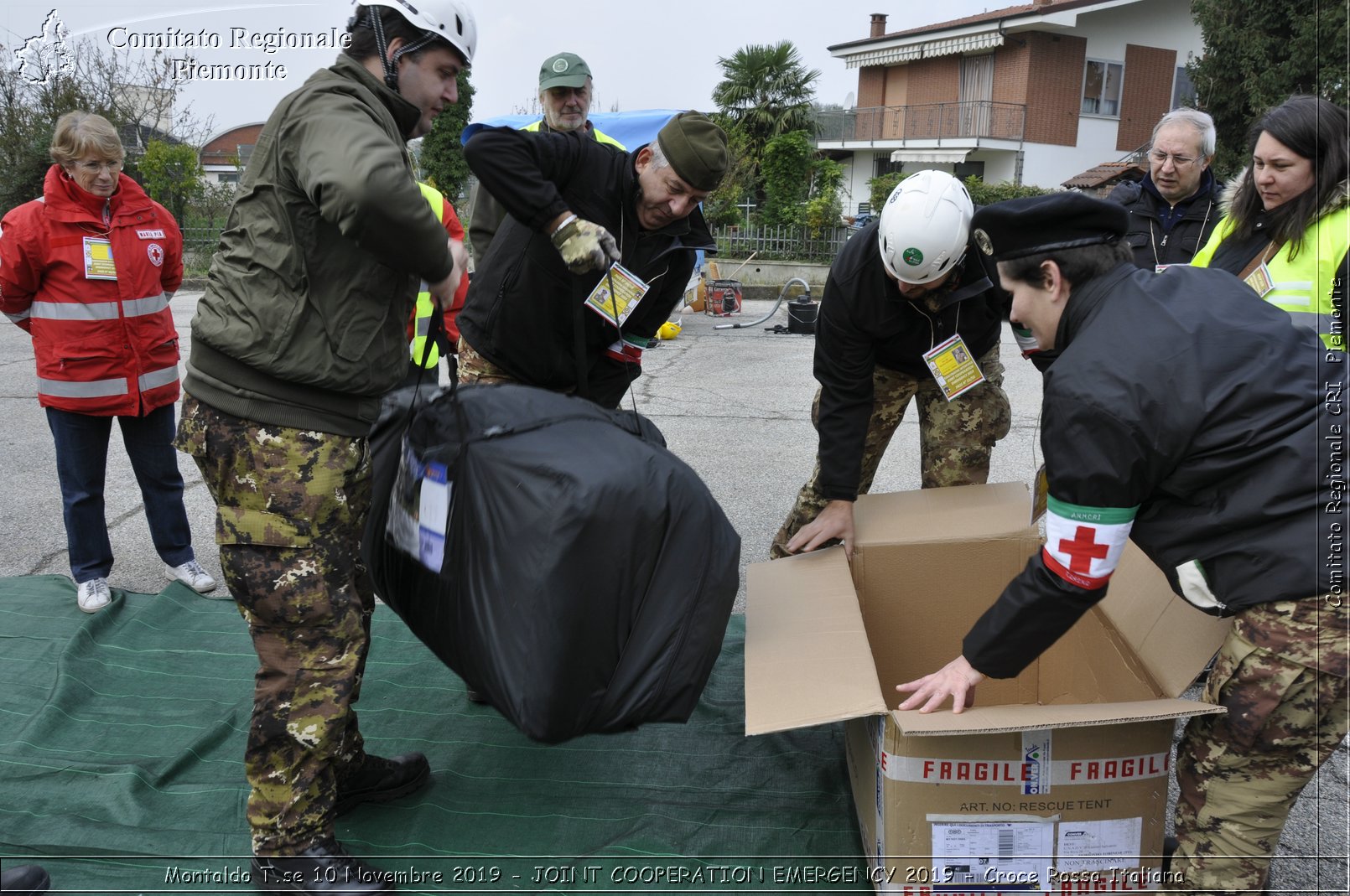 Montaldo T.se 10 Novembre 2019 - JOINT COOPERATION EMERGENCY 2019 - Croce Rossa Italiana