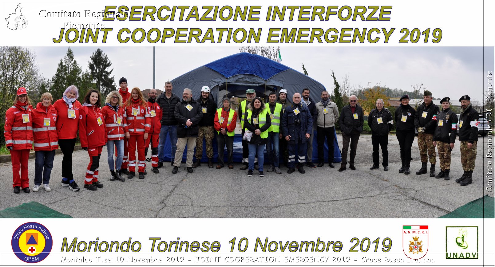 Montaldo T.se 10 Novembre 2019 - JOINT COOPERATION EMERGENCY 2019 - Croce Rossa Italiana