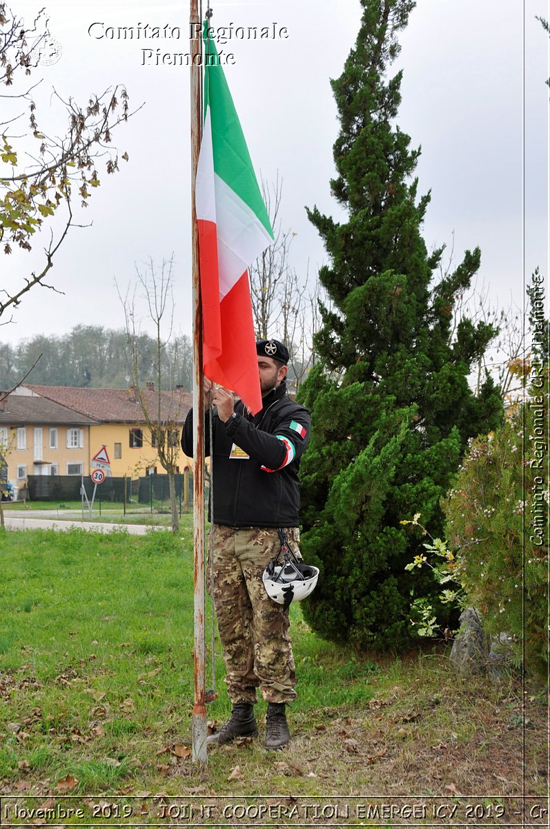 Montaldo T.se 10 Novembre 2019 - JOINT COOPERATION EMERGENCY 2019 - Croce Rossa Italiana