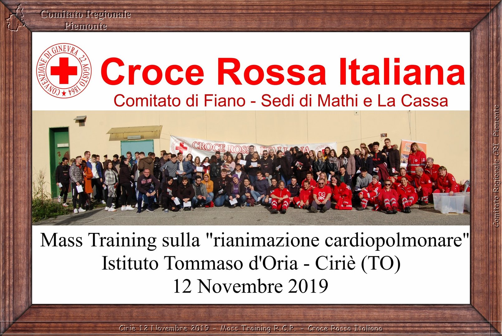 Ciri 12 Novembre 2019 - Mass Training R.C.P. - Croce Rossa Italiana