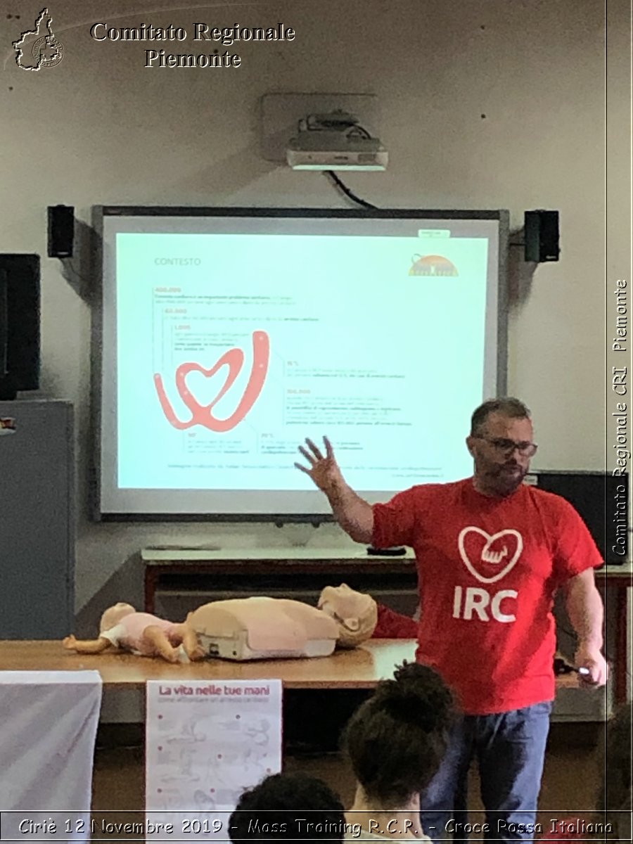 Ciri 12 Novembre 2019 - Mass Training R.C.P. - Croce Rossa Italiana